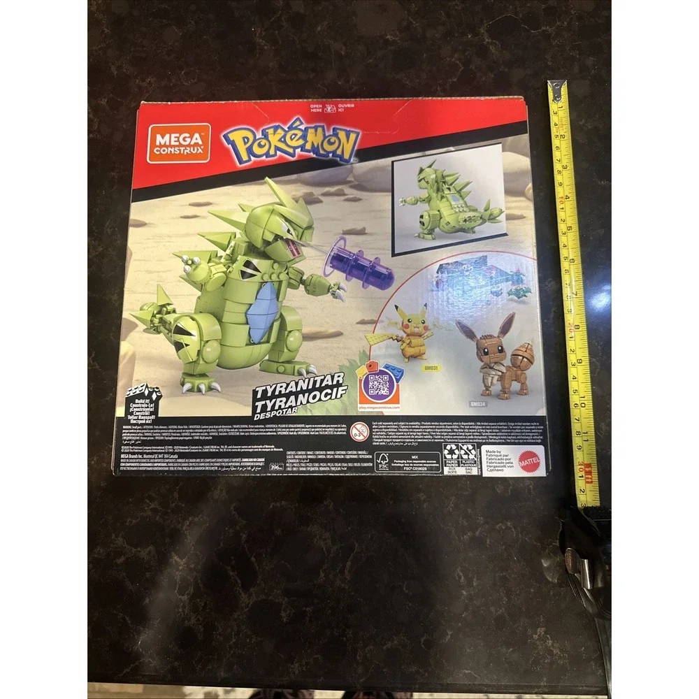 Mega Wonder Builders Pokemon Building Set GMD32 [ Tyranitar ] NEW